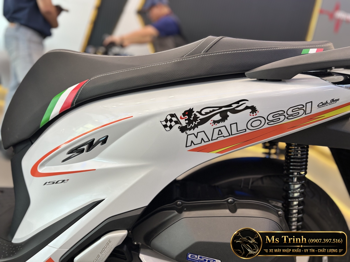 Honda SH150 Ý Malossi 2026 tại Tây Ninh - Tem custom thể thao, dáng SH thanh lịch