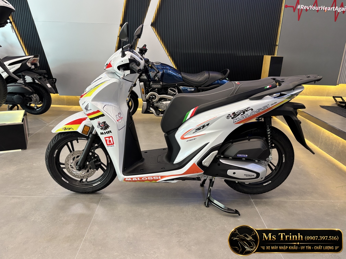 Honda SH150 Ý Malossi 2026 tại Tây Ninh - Tem custom thể thao, dáng SH thanh lịch