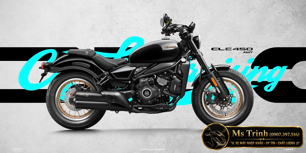 CFMoto 450CL-C AMT tại Tây Ninh – Cruiser 449cc hộp số tự động AMT đầy cuốn hút, giá tốt