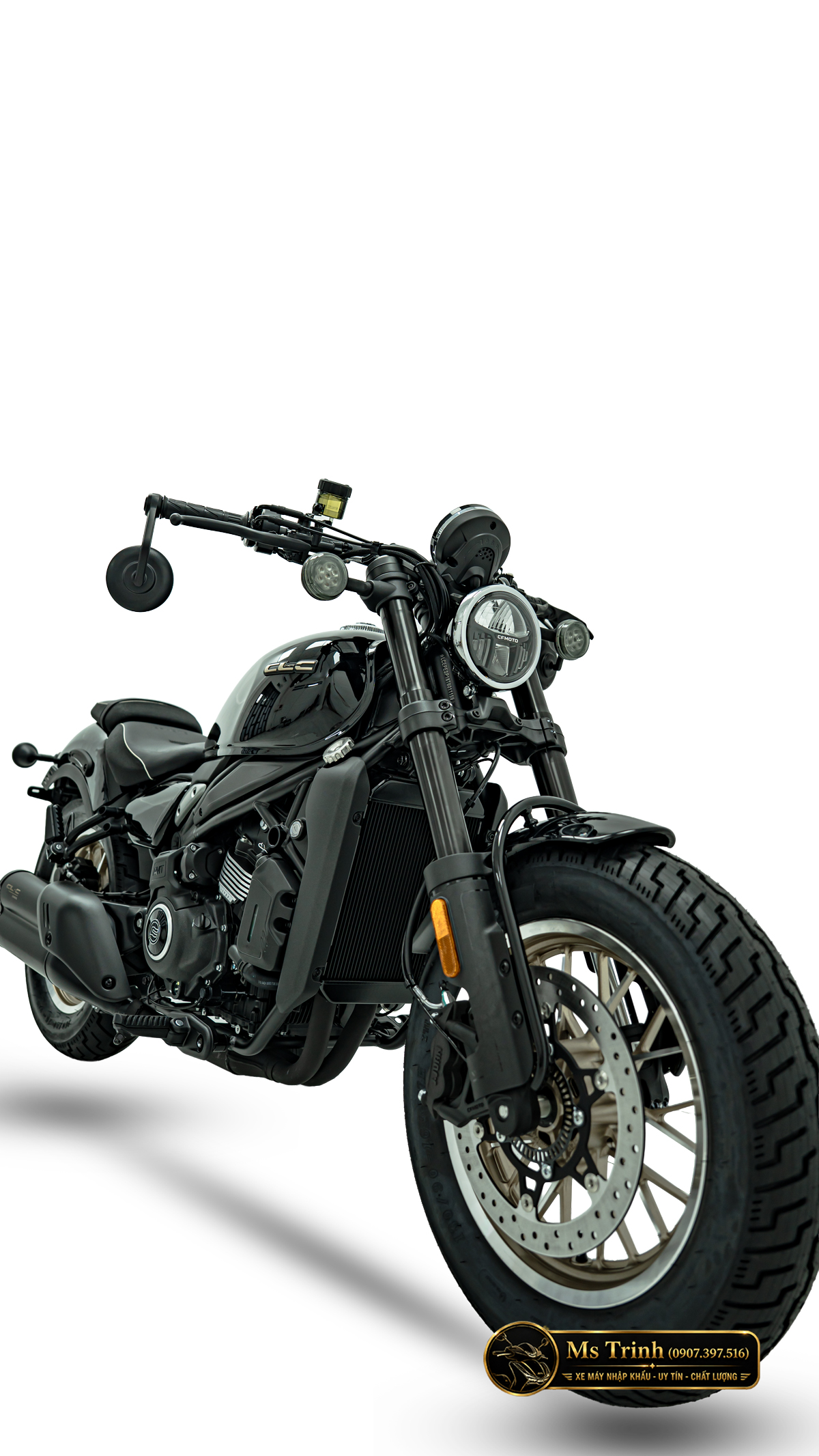 CFMOTO 450CL-C AMT Tây Ninh Cruiser 449cc số tự động, giá 167 triệu