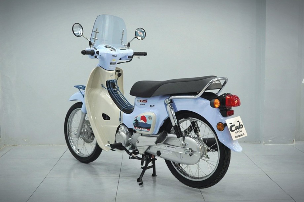 Honda Cub 110 Fujisan bản giới hạn tại Tây Ninh - Thiết kế đậm chất Nhật Bản
