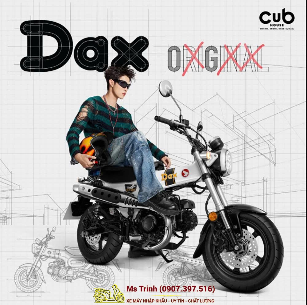 Honda Dax 125 2026 tại Tây Ninh - Minibike Huyền Thoại Khung T-Bone Độc Đáo