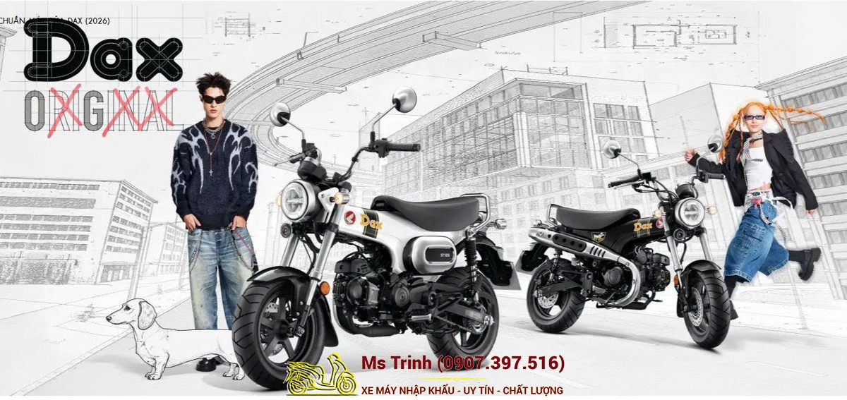 Honda Dax ST125 2026 tại Tây Ninh - Minibike huyền thoại khung T-Bone đầy cá tính