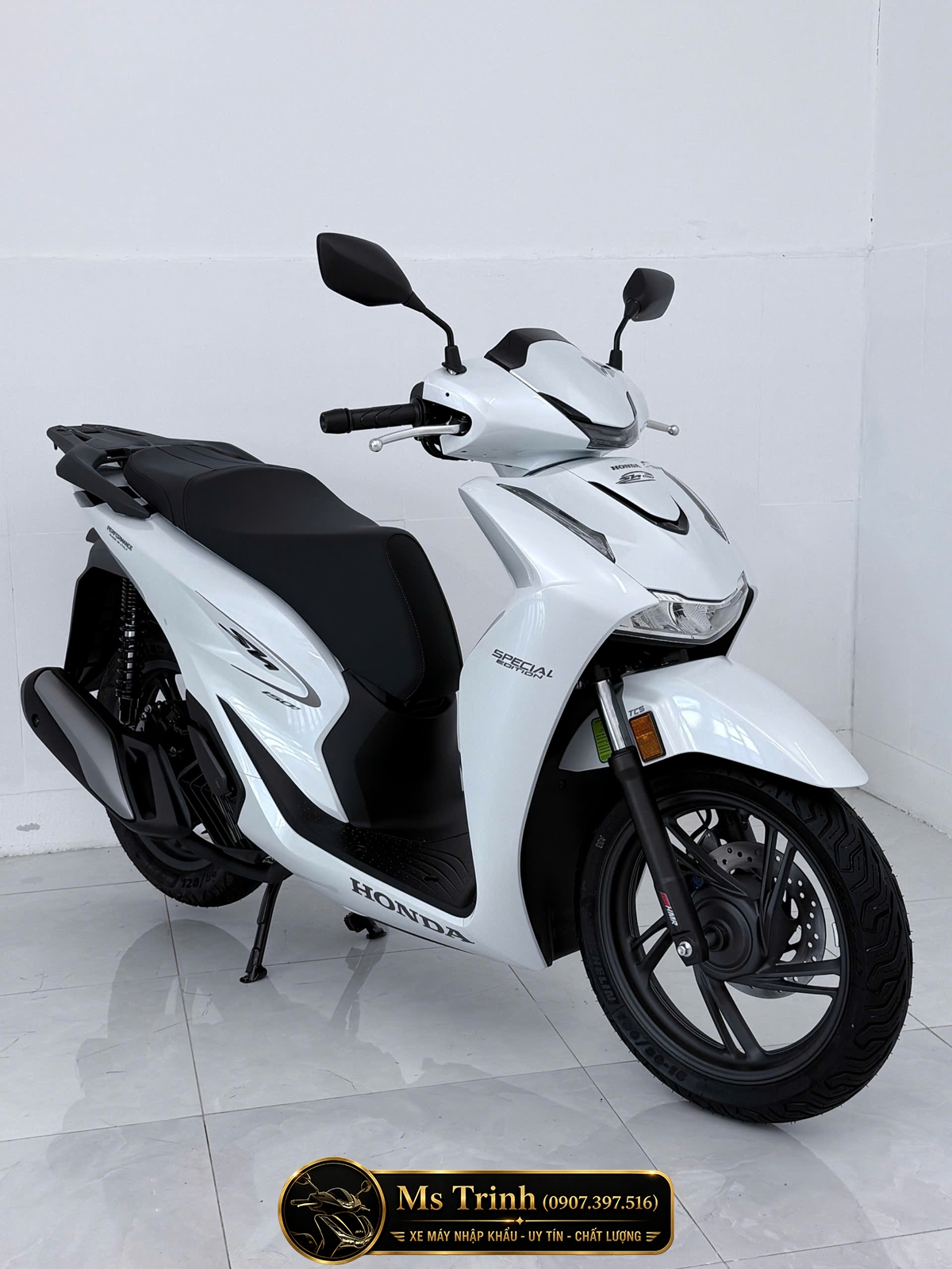 Honda SH150i Special Edition Standard nhập HMR Ý màu trắng tại Tây Ninh: Giá trị nằm trong từng chi tiết nguyên bản
