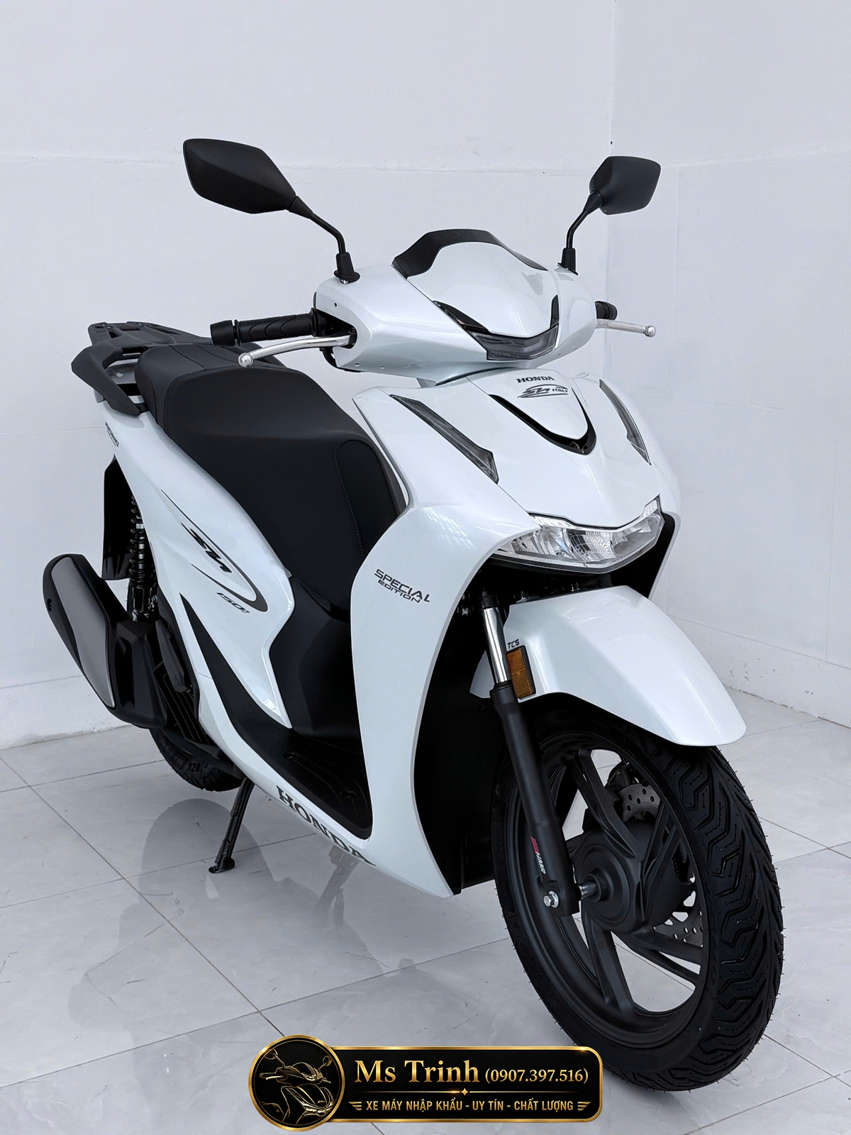 Honda SH150i Special Edition Standard nhập HMR Ý màu trắng tại Tây Ninh: Giá trị nằm trong từng chi tiết nguyên bản