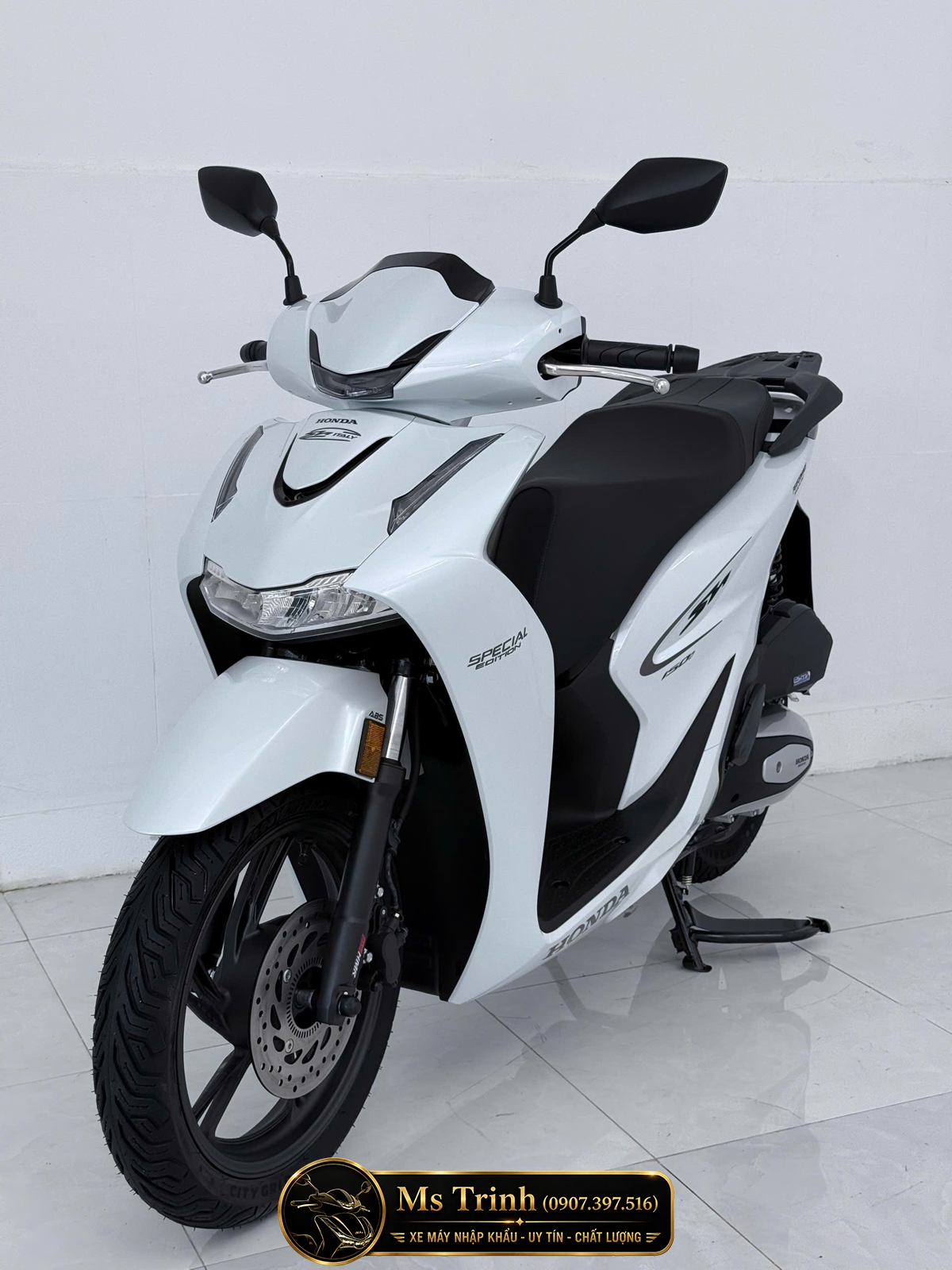 Honda SH150i Special Edition Standard nhập HMR Ý màu trắng tại Tây Ninh: Giá trị nằm trong từng chi tiết nguyên bản