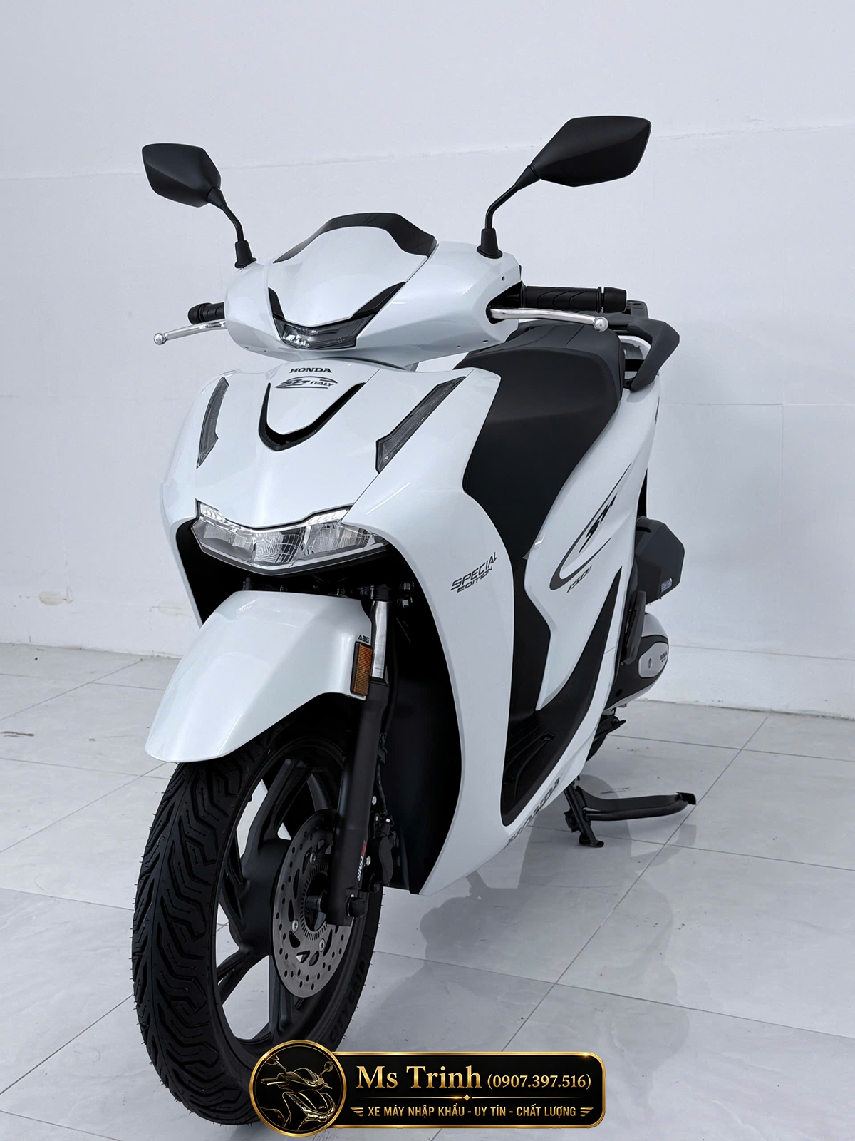 Honda SH150i Special Edition Standard nhập HMR Ý màu trắng tại Tây Ninh: Giá trị nằm trong từng chi tiết nguyên bản
