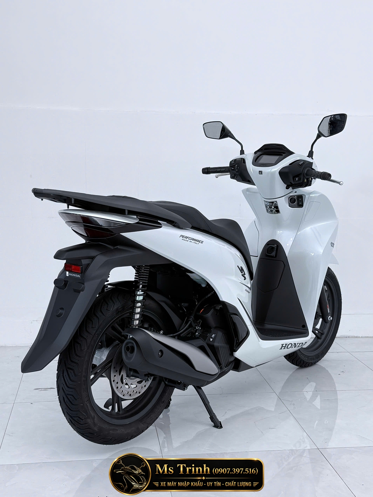 Honda SH150i Special Edition Standard nhập HMR Ý màu trắng tại Tây Ninh: Giá trị nằm trong từng chi tiết nguyên bản