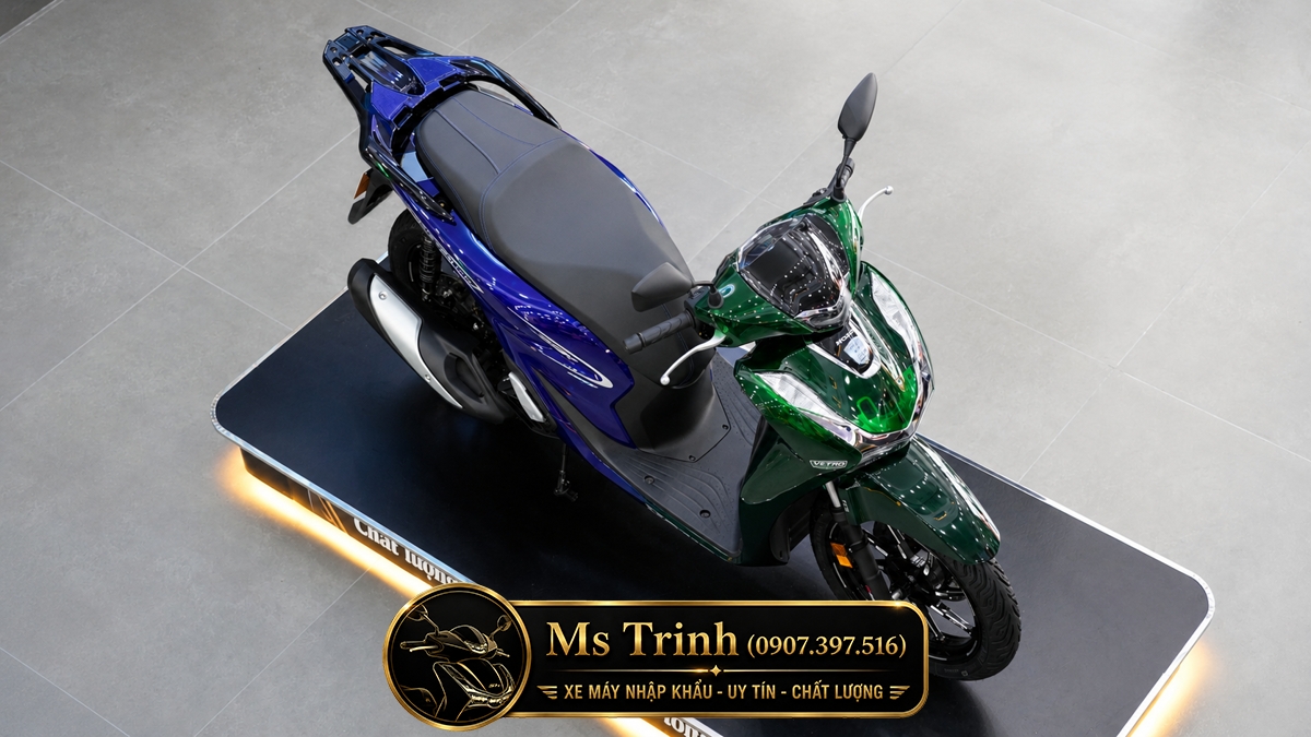 Honda SH150i Vetro Green - Sapphire tại Tây Ninh: SH Ý Limited 200 xe