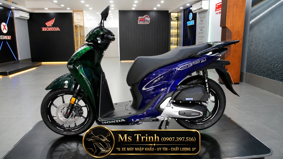 Honda SH150i Vetro Green - Sapphire tại Tây Ninh: SH Ý Limited 200 xe