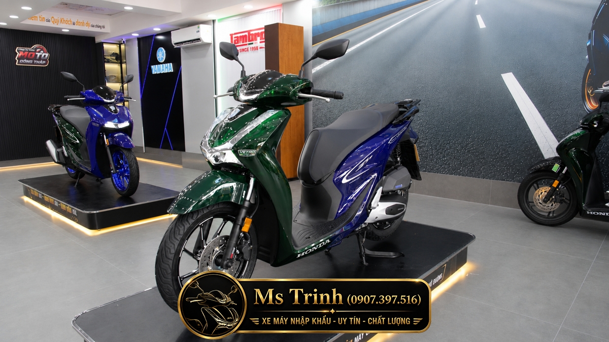 Honda SH150i Vetro Green - Sapphire tại Tây Ninh: SH Ý Limited 200 xe
