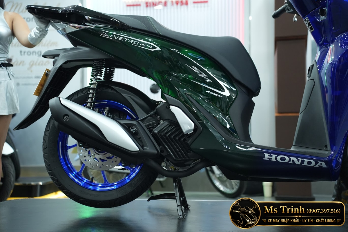 Honda SH150i Vetro Sapphire - Green tại Tây Ninh: SH Ý 2 trong 1 giới hạn 200 xe