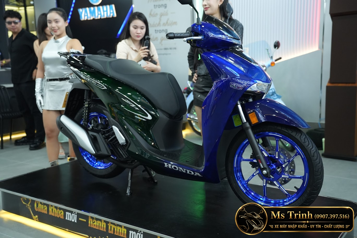 Honda SH150i Vetro Sapphire - Green tại Tây Ninh: SH Ý 2 trong 1 giới hạn 200 xe