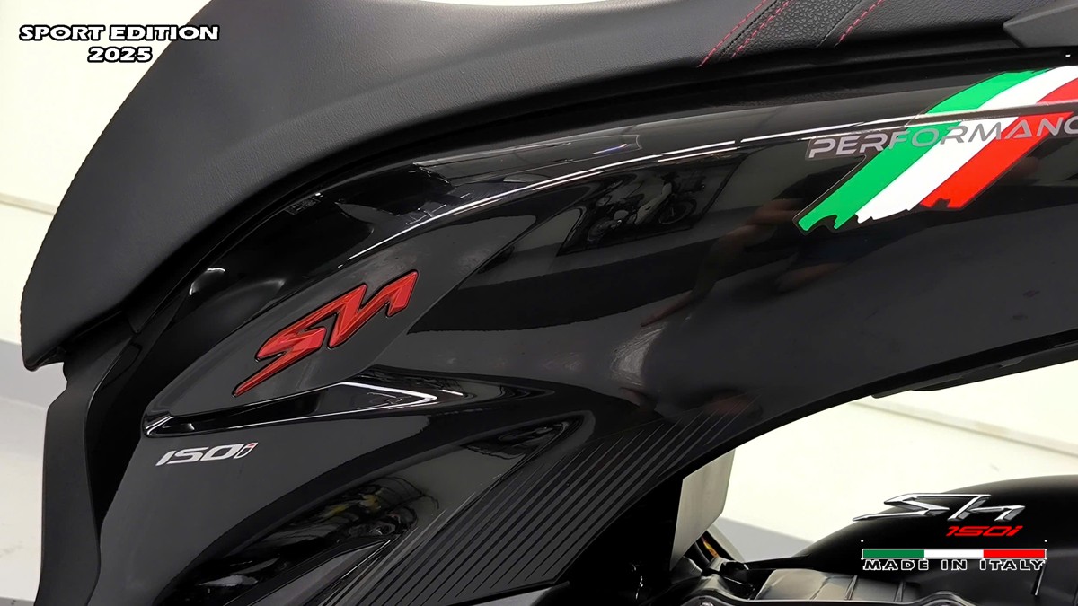Honda SH150i 2025 Italy Sport Edition Màu Đen, Nhập Chính Hãng, Giá Rẻ tại Tây Ninh