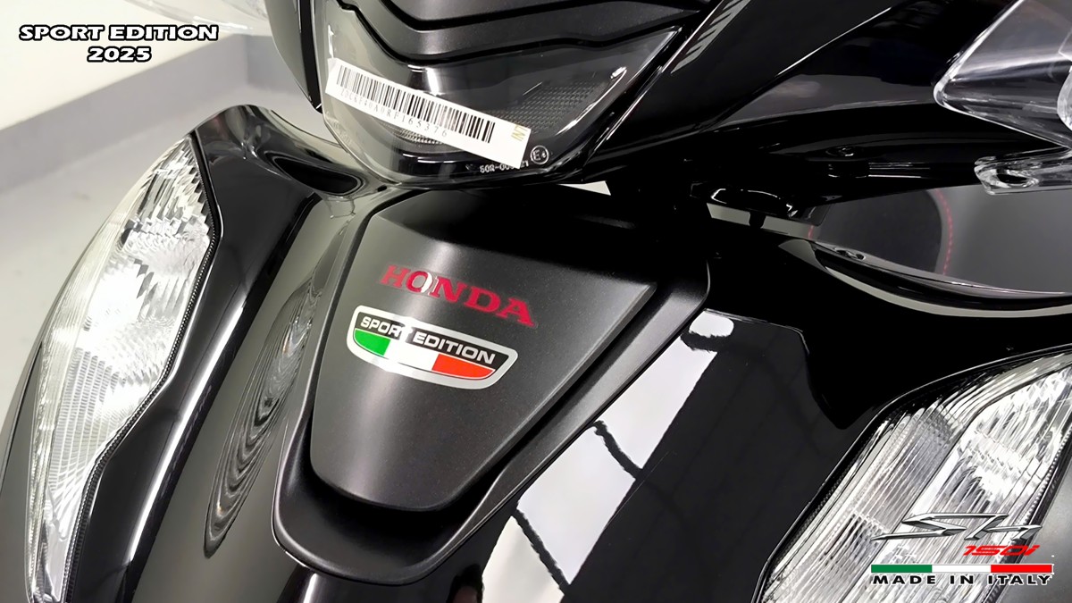 Honda SH150i 2025 Italy Sport Edition Màu Đen, Nhập Chính Hãng, Giá Rẻ tại Tây Ninh