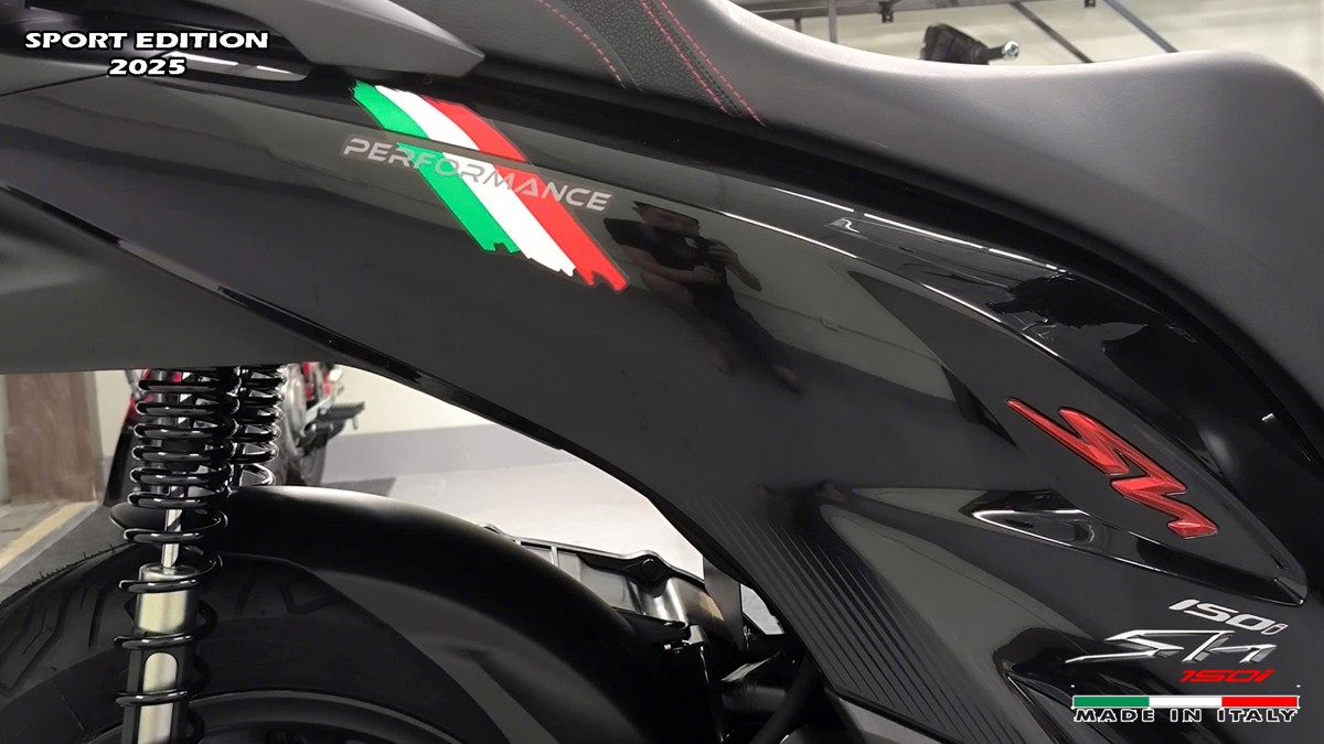 Honda SH150i 2025 Italy Sport Edition Màu Đen, Nhập Chính Hãng, Giá Rẻ tại Tây Ninh