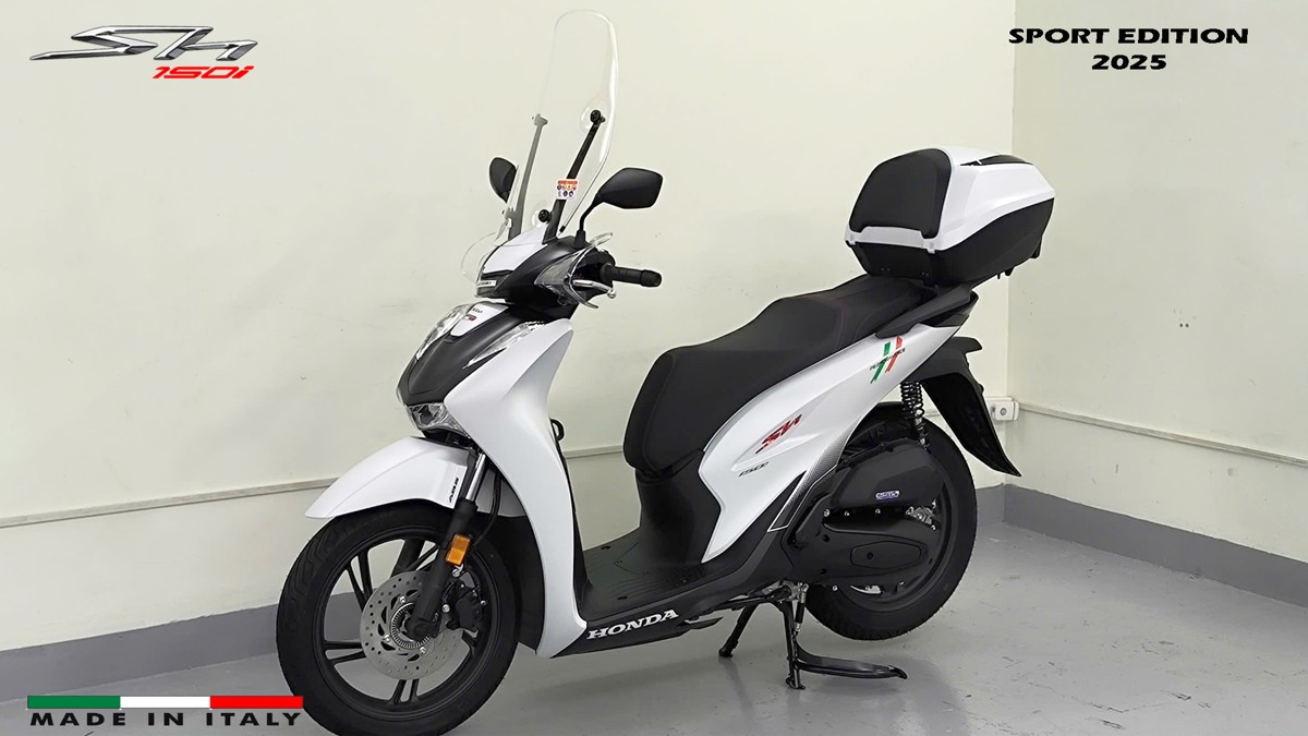 Honda SH150i Sport Edition 2025 Trắng, Made In Italy, Nhập Chính Hãng tại Tây Ninh