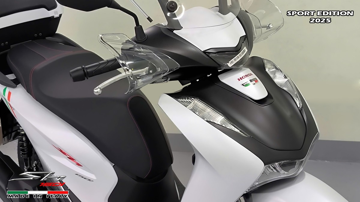 Honda SH150i Sport Edition 2025 Trắng, Made In Italy, Nhập Chính Hãng tại Tây Ninh