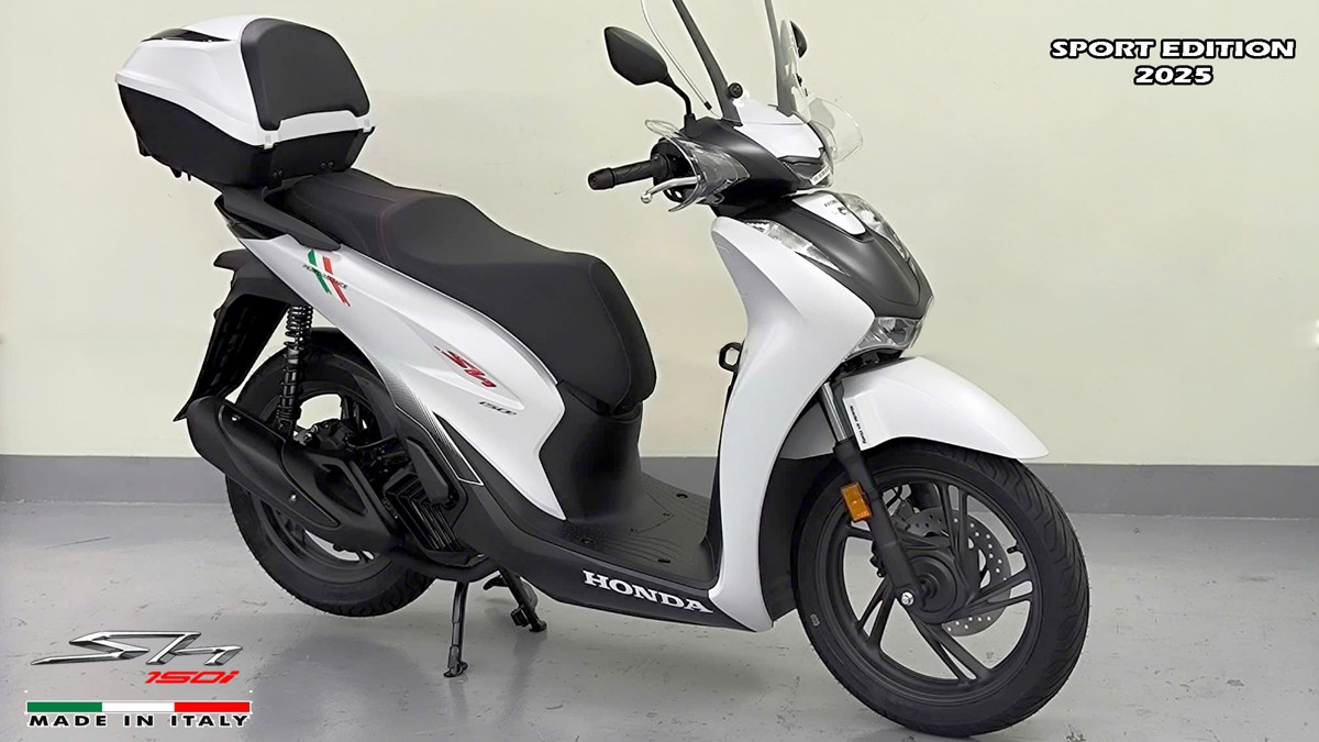 Honda SH150i Sport Edition 2025 Trắng, Made In Italy, Nhập Chính Hãng tại Tây Ninh