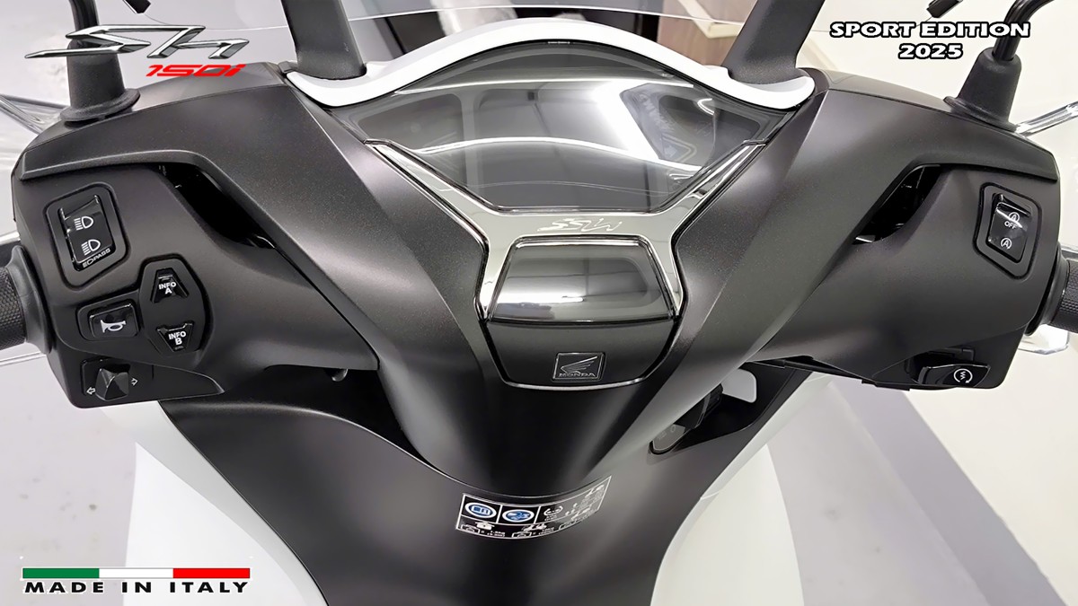 Honda SH150i Sport Edition 2025 Trắng, Made In Italy, Nhập Chính Hãng tại Tây Ninh