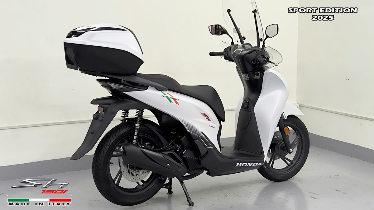 Honda SH150i Sport Edition 2025 Trắng, Made In Italy, Nhập Chính Hãng tại Tây Ninh