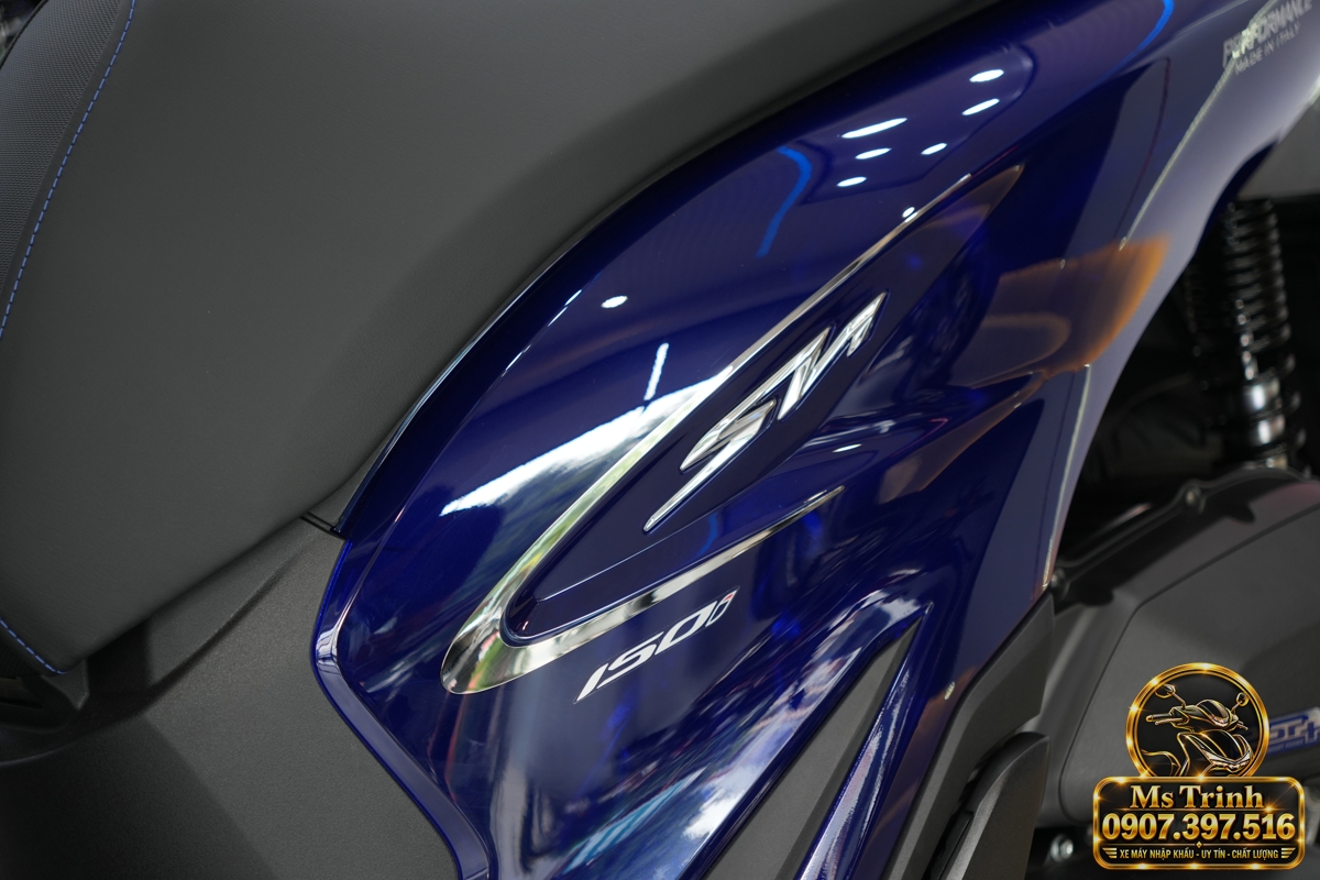 Honda SH150 Vetro Blue 2027 tại Tây Ninh - Xanh Sapphire trong suốt, nhập Ý sang trọng