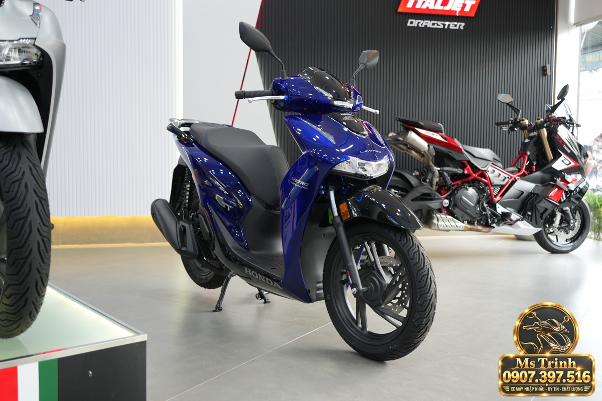 Honda SH150 Vetro Blue 2027 tại Tây Ninh - Xanh Sapphire trong suốt, nhập Ý sang trọng