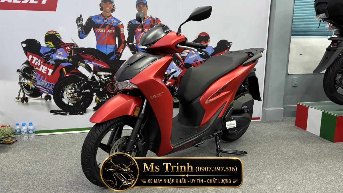 Honda SH150 Ý 2026 màu đỏ Sporty New Concept tại Tây Ninh: Giá trị khác biệt của một chiếc SH nhập khẩu