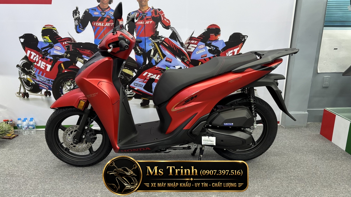 Honda SH150 Ý 2026 màu đỏ Sporty New Concept tại Tây Ninh: Giá trị khác biệt của một chiếc SH nhập khẩu