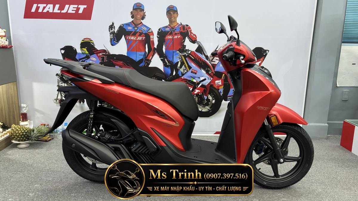 Honda SH150 Ý 2026 màu đỏ Sporty New Concept tại Tây Ninh: Giá trị khác biệt của một chiếc SH nhập khẩu