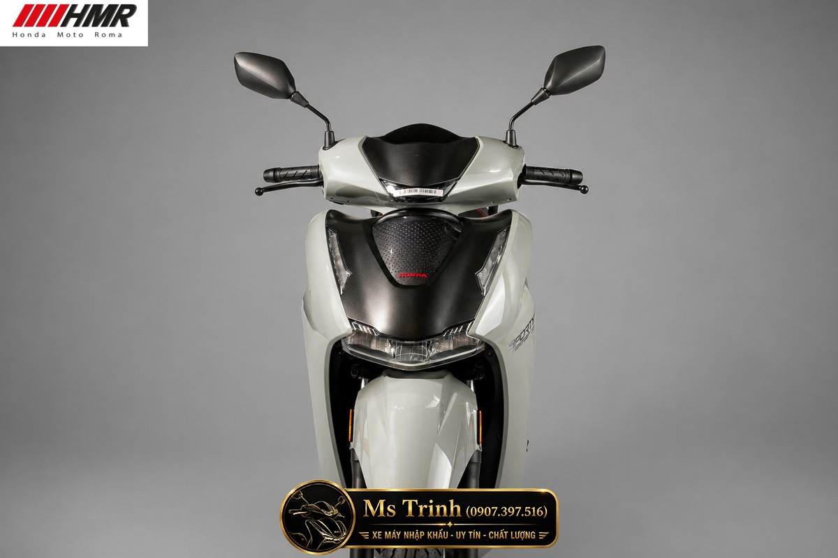 Honda SH350i nhập Ý 2026 tại Tây Ninh - SH350i Sporty Trắng Nhám, Xám Bóng Đẳng Cấp Chuẩn Ý