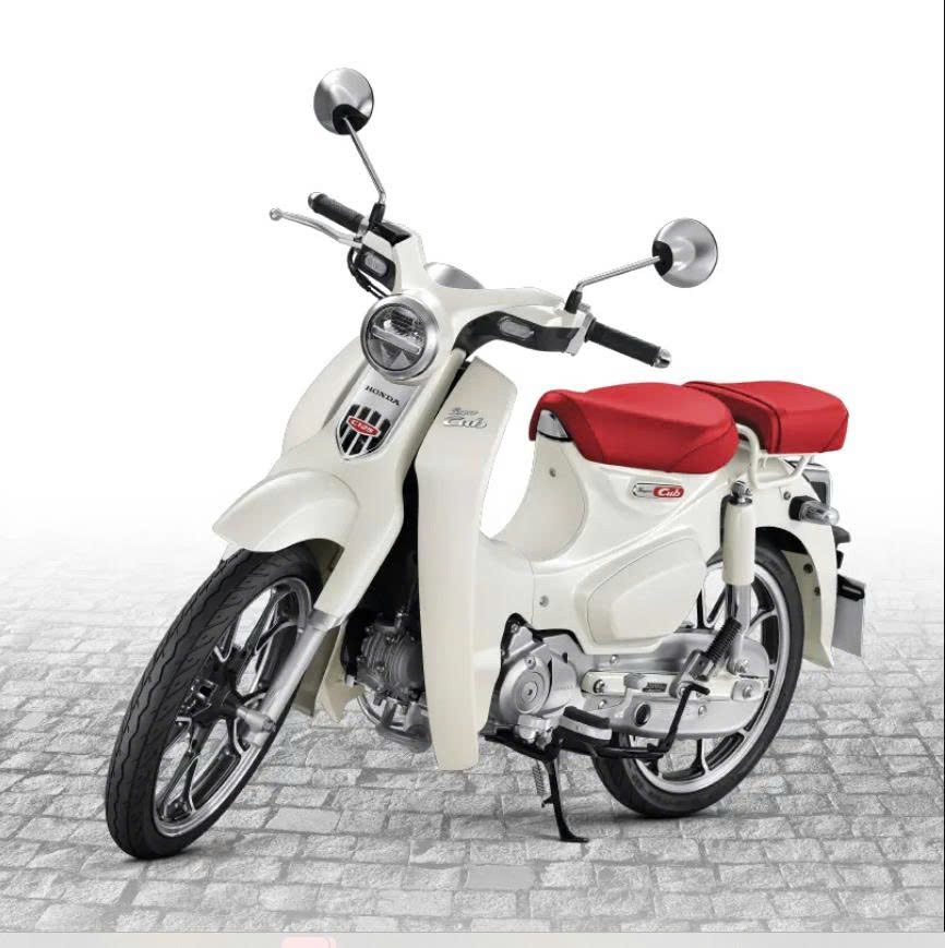 Honda Super Cub 125 Custom Edition Thái Lan 2025 màu trắng tại Tây Ninh