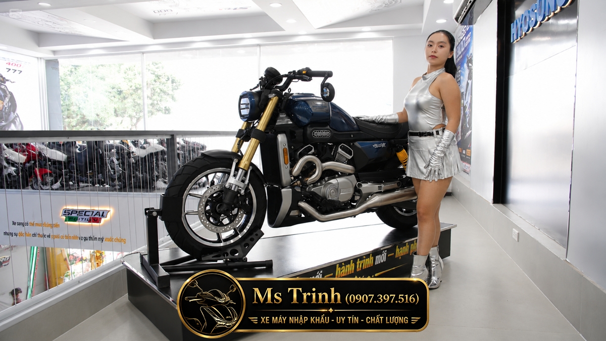 Hyosung GV350X tại Tây Ninh - Cruiser 350cc Phong Cách Mỹ Cơ Bắp, Cá Tính
