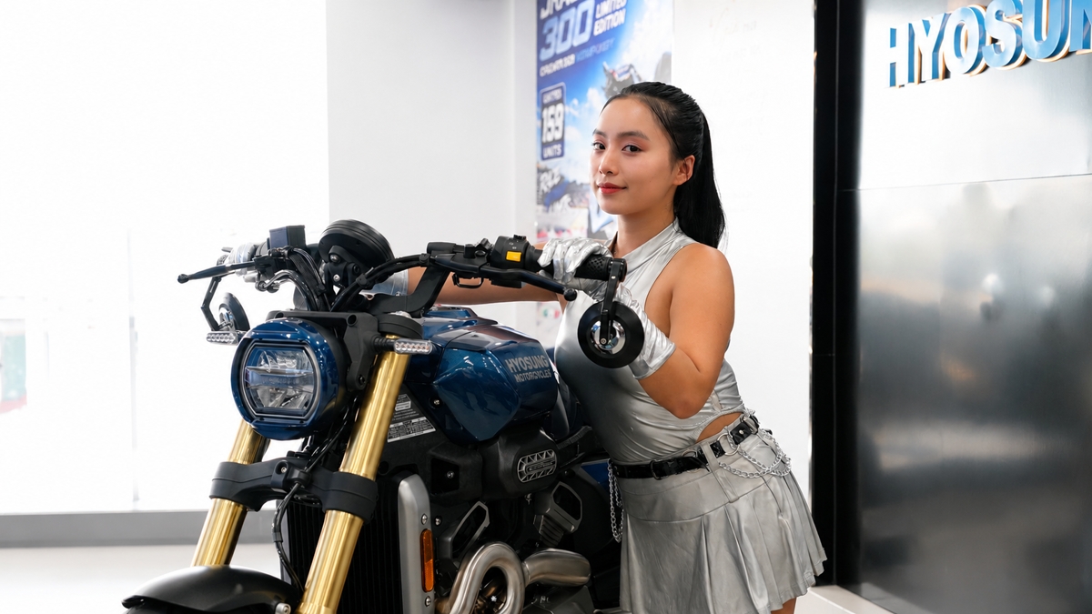 Hyosung GV350X tại Tây Ninh - Cruiser 350cc Phong Cách Mỹ Cơ Bắp, Cá Tính