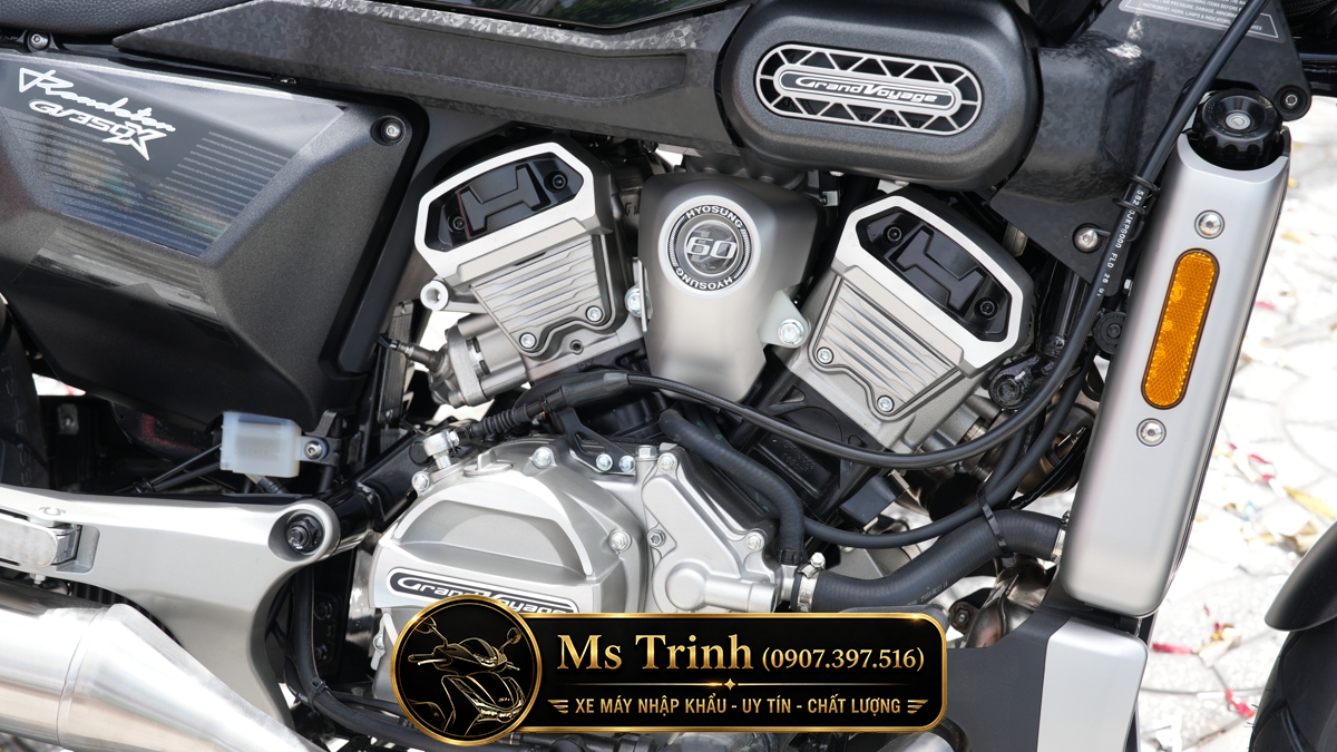 Hyosung GV350X tại Tây Ninh - Cruiser 350cc Phong Cách Mỹ Cơ Bắp, Cá Tính