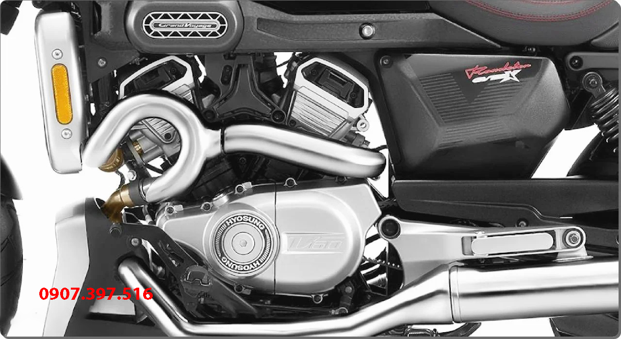 Hyosung GV350X tại Tây Ninh - Cruiser 350cc Phong Cách Mỹ Cơ Bắp, Cá Tính