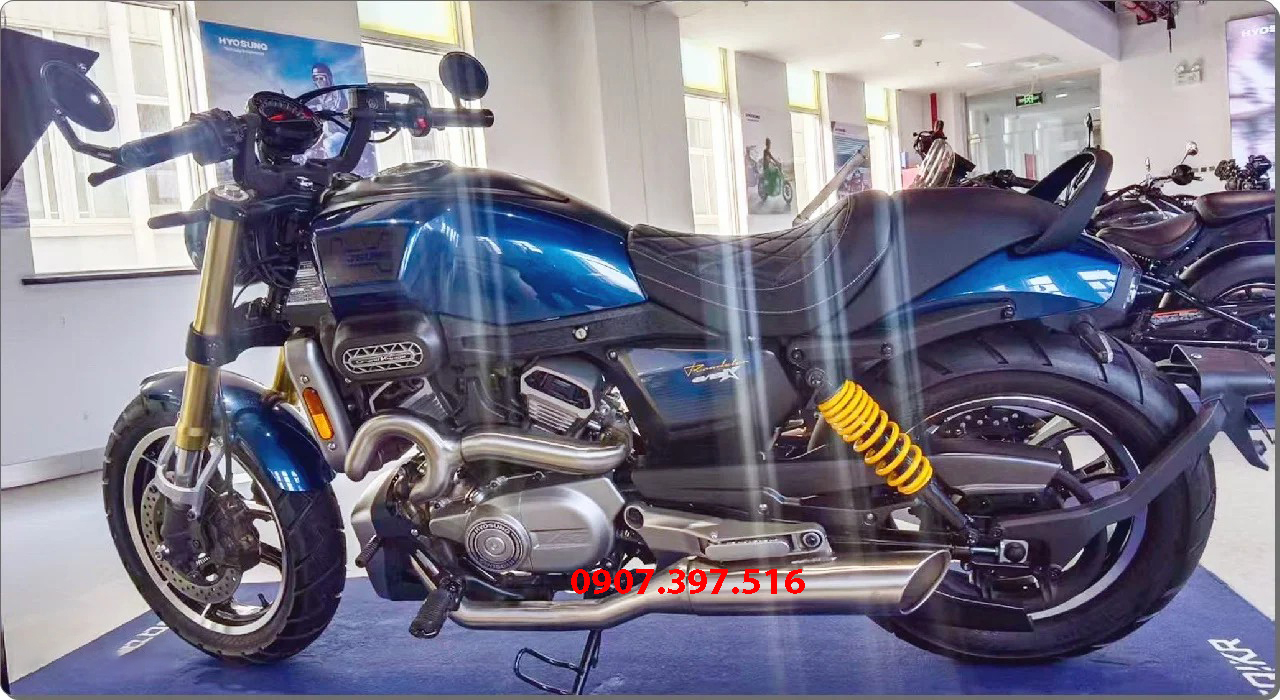 Hyosung GV350X tại Tây Ninh - Cruiser 350cc Phong Cách Mỹ Cơ Bắp, Cá Tính