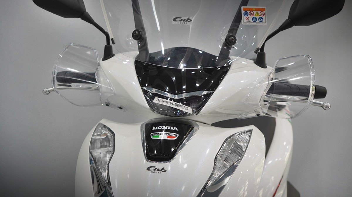 Honda SH150 trắng pha lê nhập Ý 2026 tại Tây Ninh - Sport Edition chính ngạch, chuẩn chất Ý