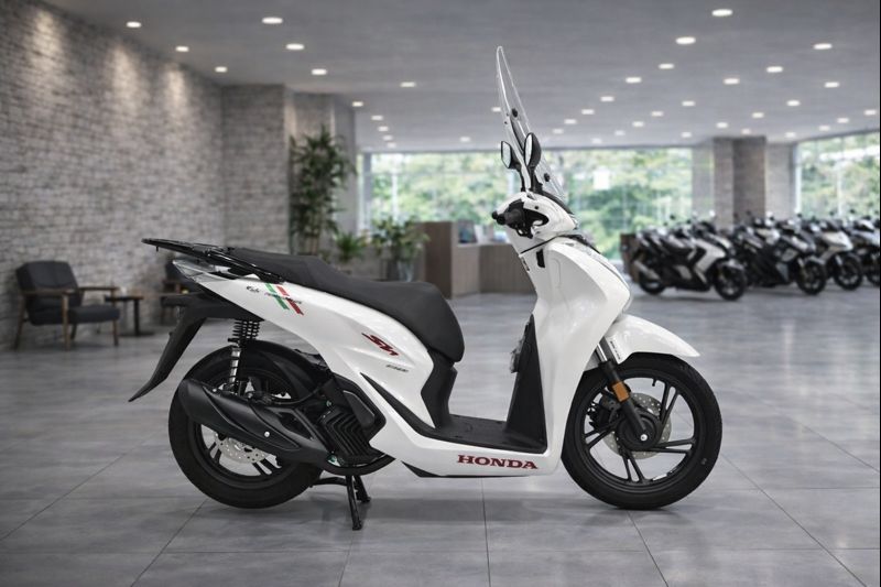 Honda SH150 trắng pha lê nhập Ý 2026 tại Tây Ninh - Sport Edition chính ngạch, chuẩn chất Ý
