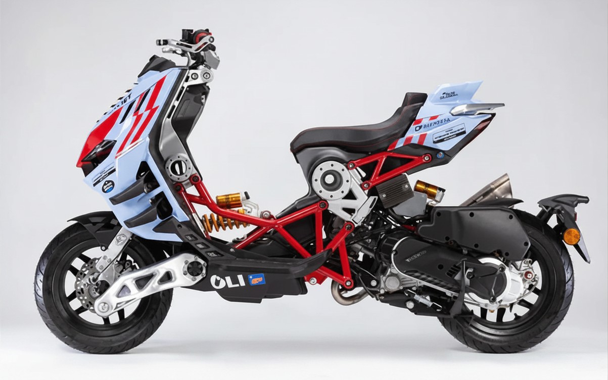 Italjet Dragster 300 Gresini Racing Tại Tây Ninh - Chiếc Scooter Ý Khiến Dân Chơi Xe Phải Ngoái Nhìn