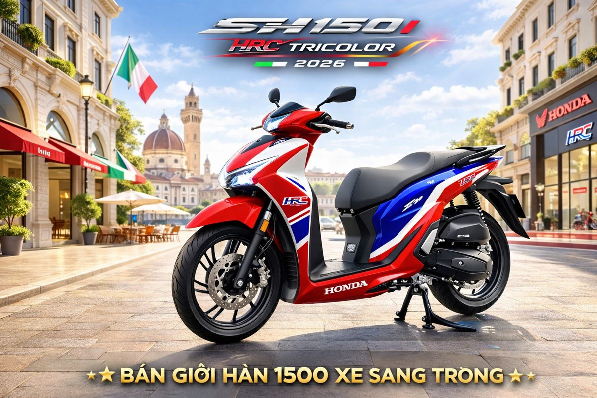 Honda Sh150 HRC 2026 Special Editon tại Tây Ninh - Siêu phẩm SH Ý giới hạn 500 xe toàn cầu