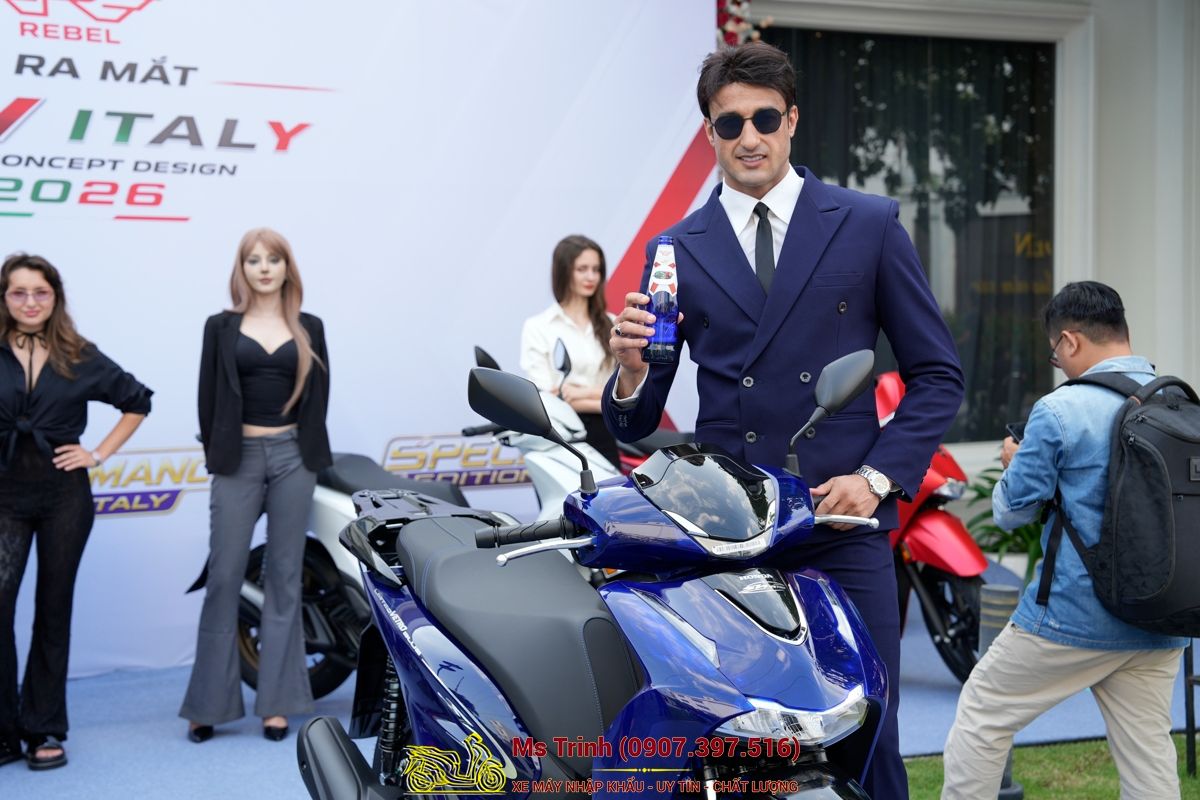 Honda SH150 Vetro Blue 2026 Limited Edition - Siêu phẩm SH Ý dàn áo xanh trong suốt cực hiếm tại Tây Ninh