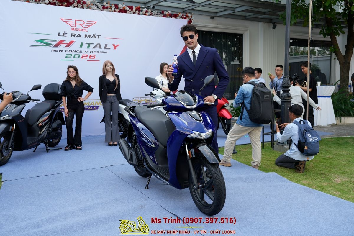 Honda SH150 Vetro Blue 2026 Limited Edition - Siêu phẩm SH Ý dàn áo xanh trong suốt cực hiếm tại Tây Ninh