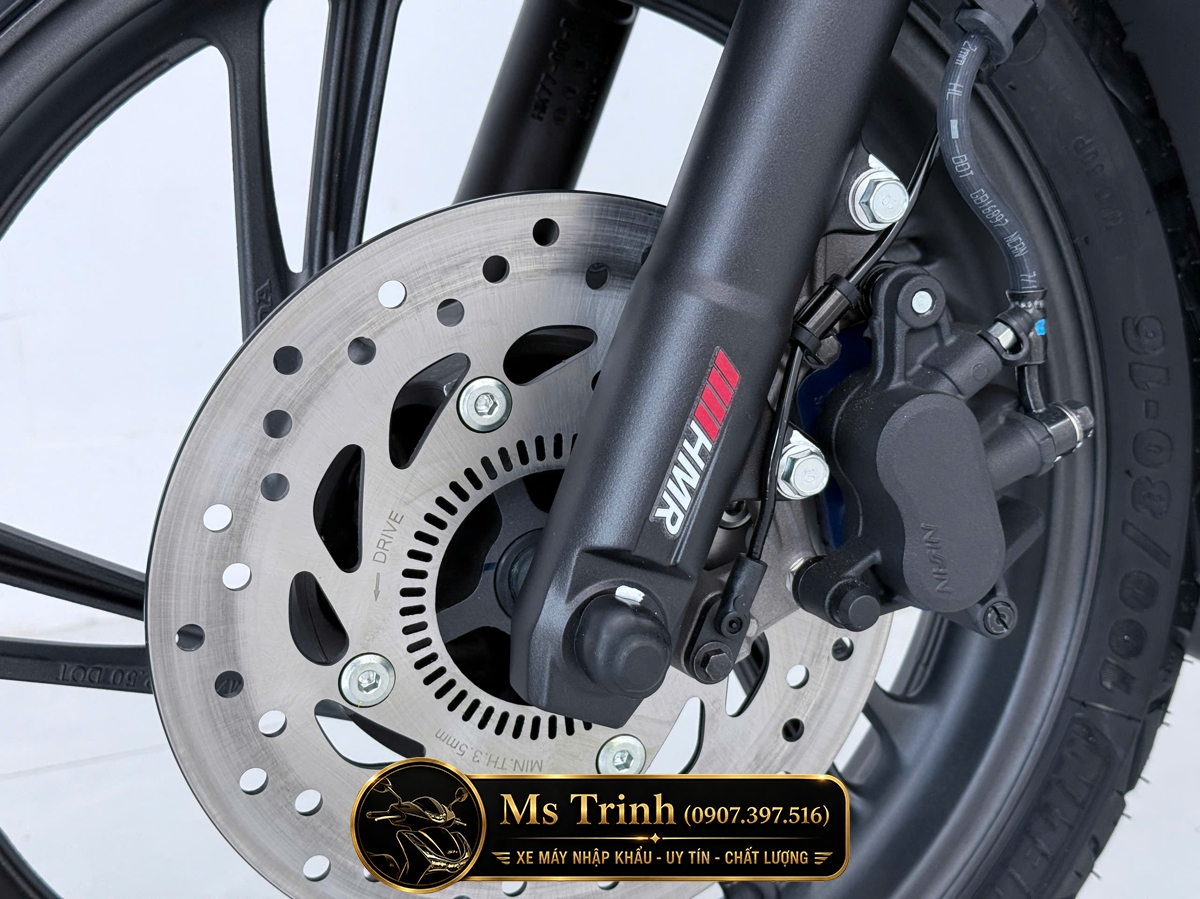 Bánh trước SH150i Italy HMR với ABS và lốp Michelin Phanh đĩa ABS bánh trước Honda SH150i HMR sử dụng lốp Michelin
