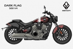 Benda Drak Flag 500, Động Cơ V4, Phuộc Nâng Điện, TCS, ABS tại Tây Ninh