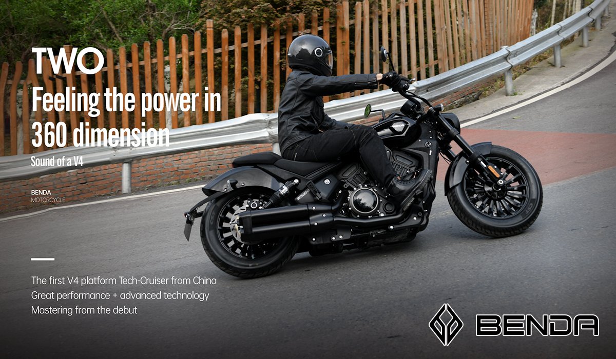 Benda Drak Flag 500, Động Cơ V4, Phuộc Nâng Điện, TCS, ABS tại Tây Ninh