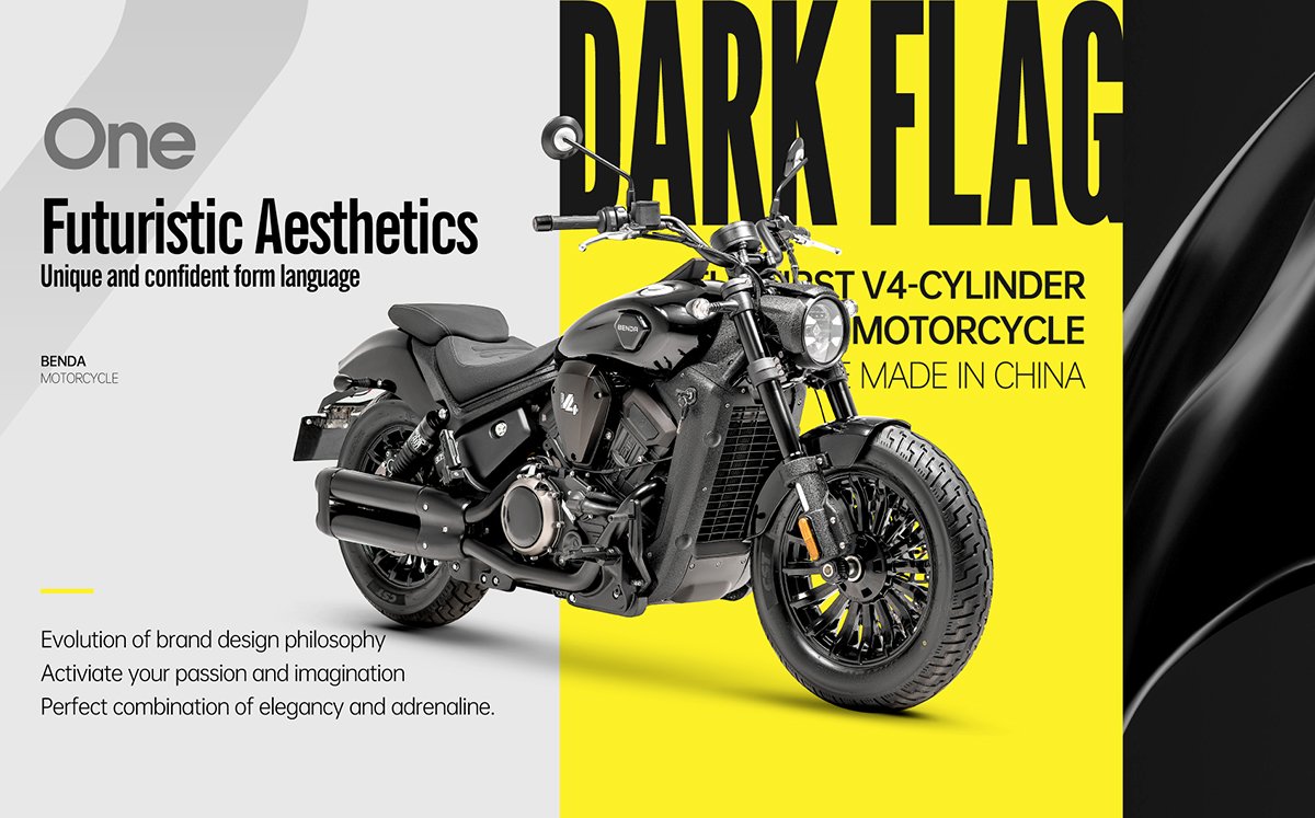 Benda Drak Flag 500, Động Cơ V4, Phuộc Nâng Điện, TCS, ABS tại Tây Ninh