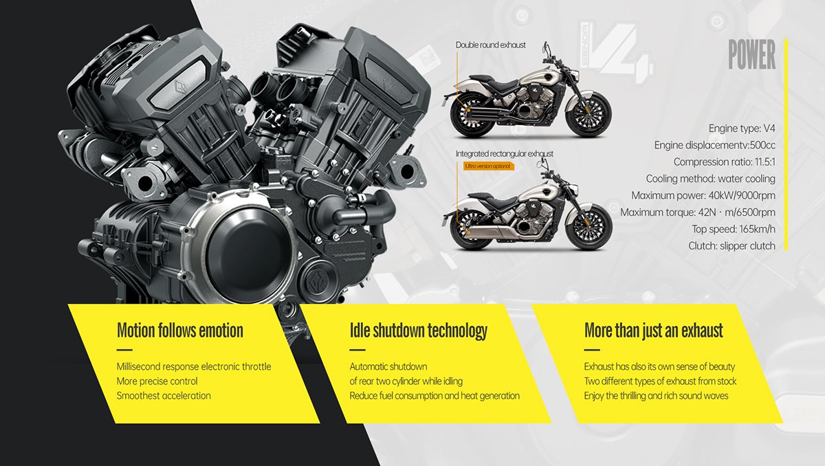 Benda Drak Flag 500, Động Cơ V4, Phuộc Nâng Điện, TCS, ABS tại Tây Ninh